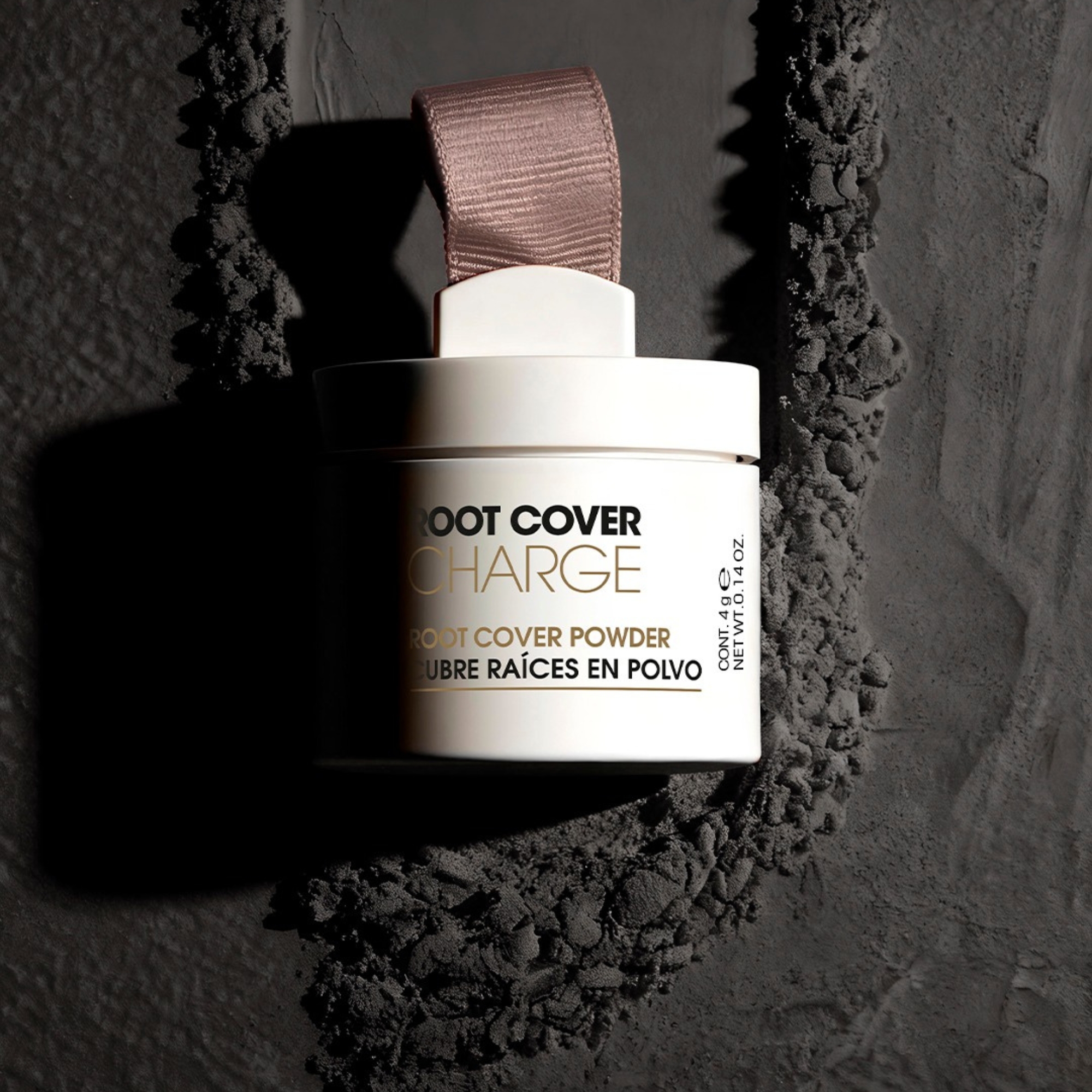 Lendan Root Cover pudr pro zakrytí odrostů a šedin černý 4 g