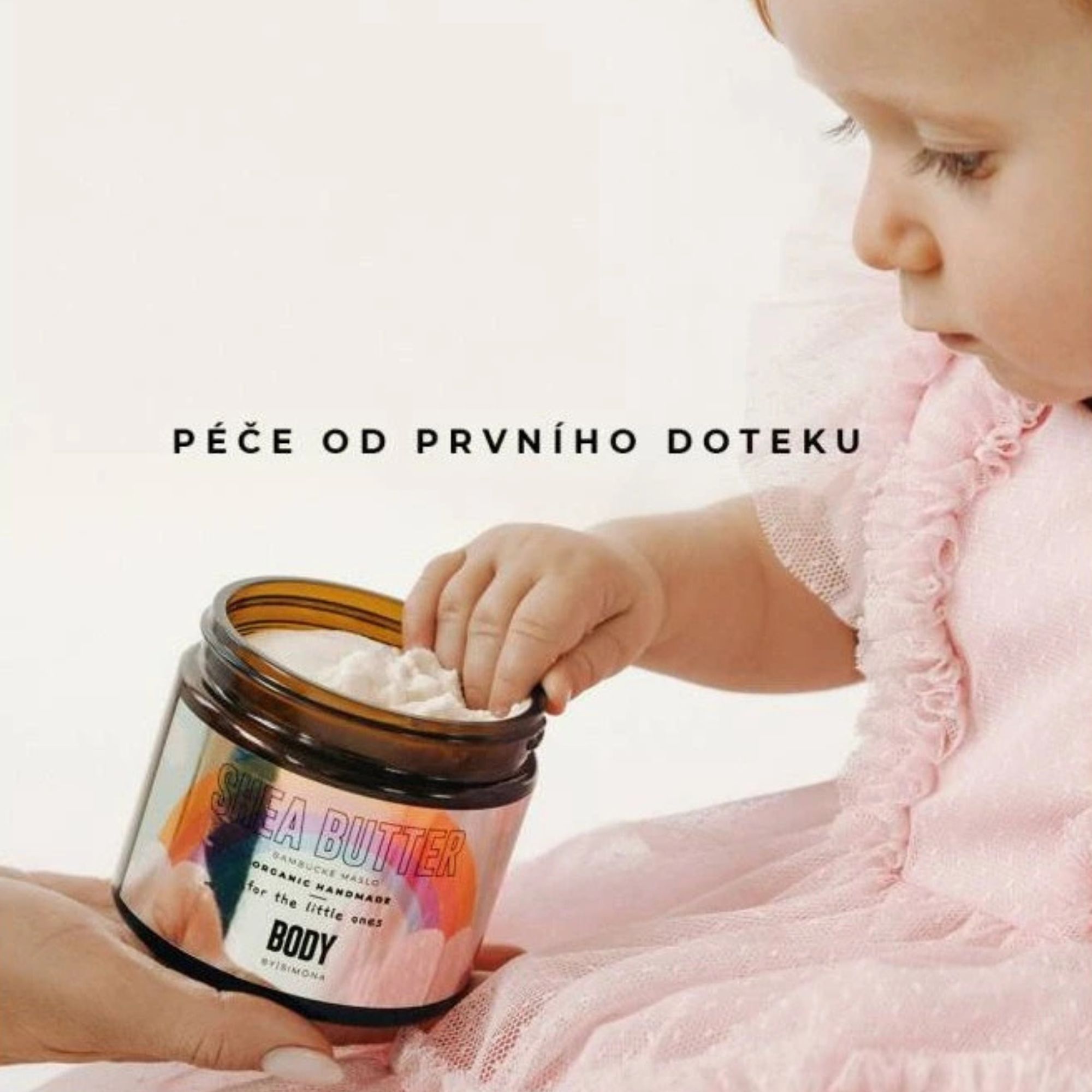 Body by Simona Baby Powder bambucké máslo pro děti 250 ml