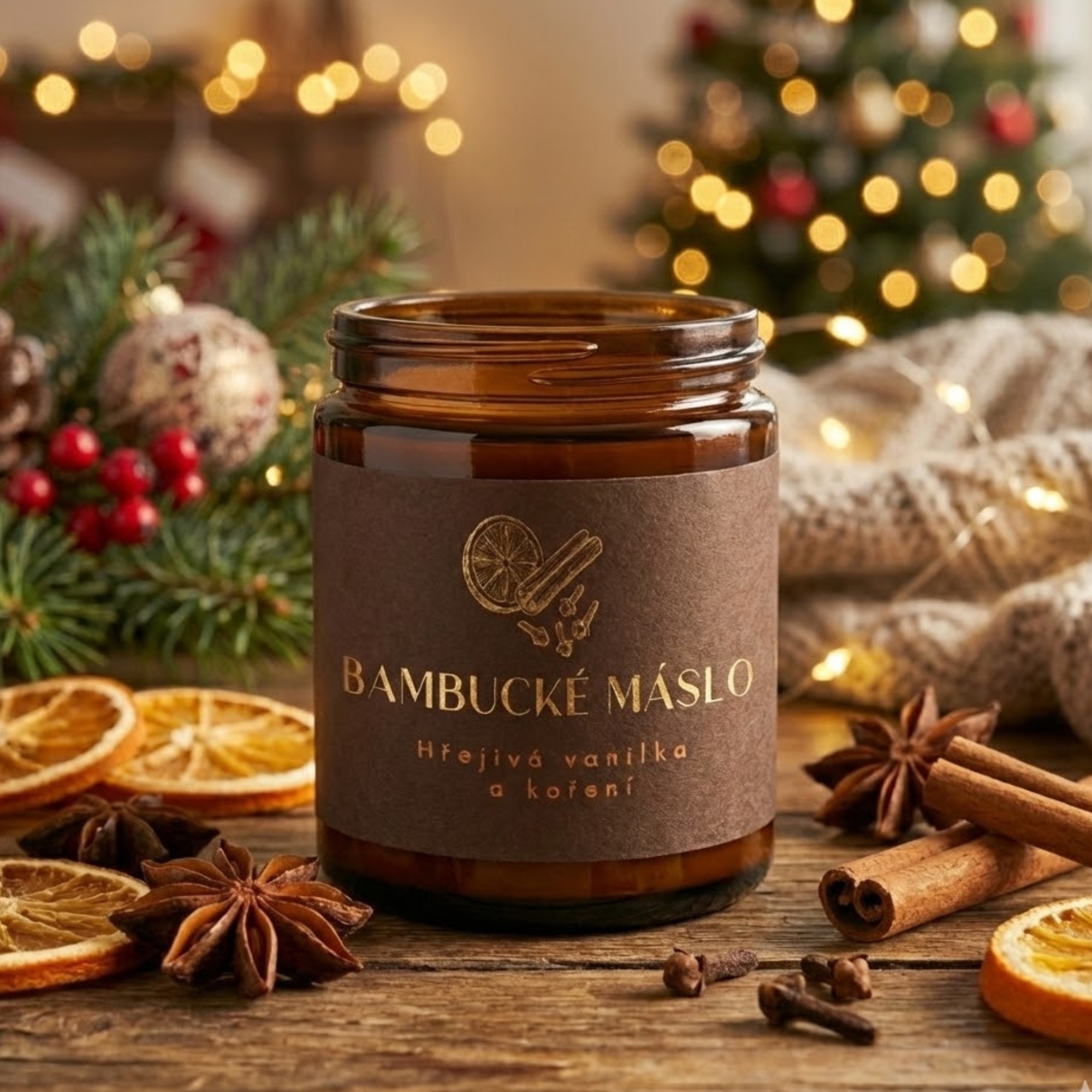 Farm.inc Šlehané bambucké máslo Vanilla a spices 180 ml