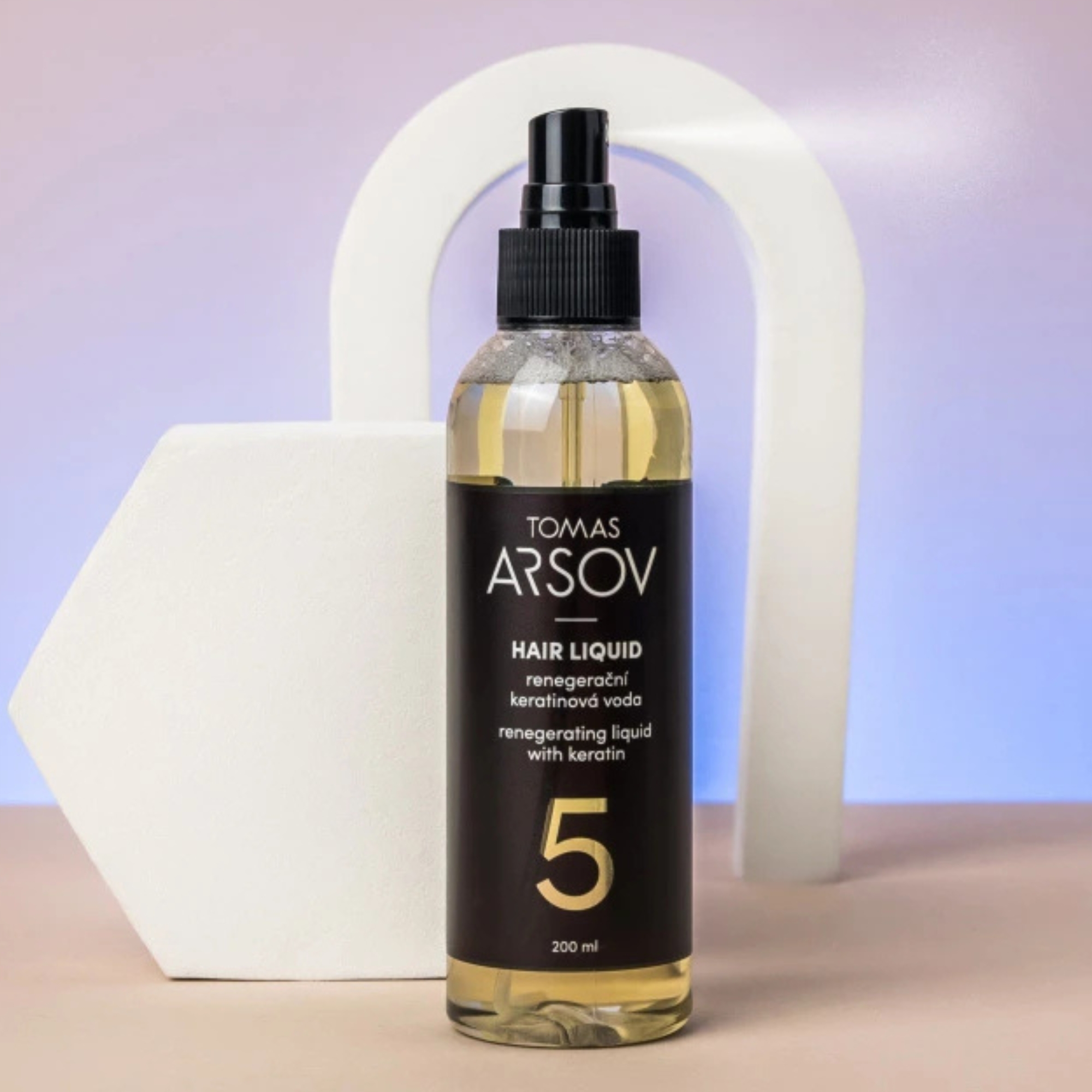 Tomas Arsov HAIR LIQUID keratinová regenerační voda 200 ml