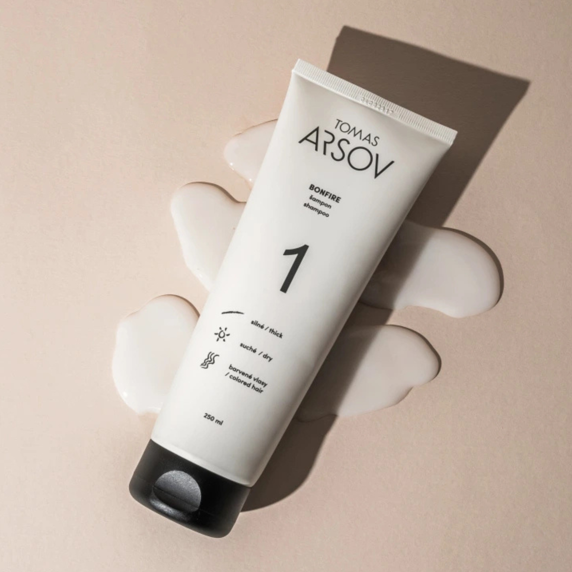 Tomas Arsov BONFIRE šampon pro poškozené vlasy 50 ml