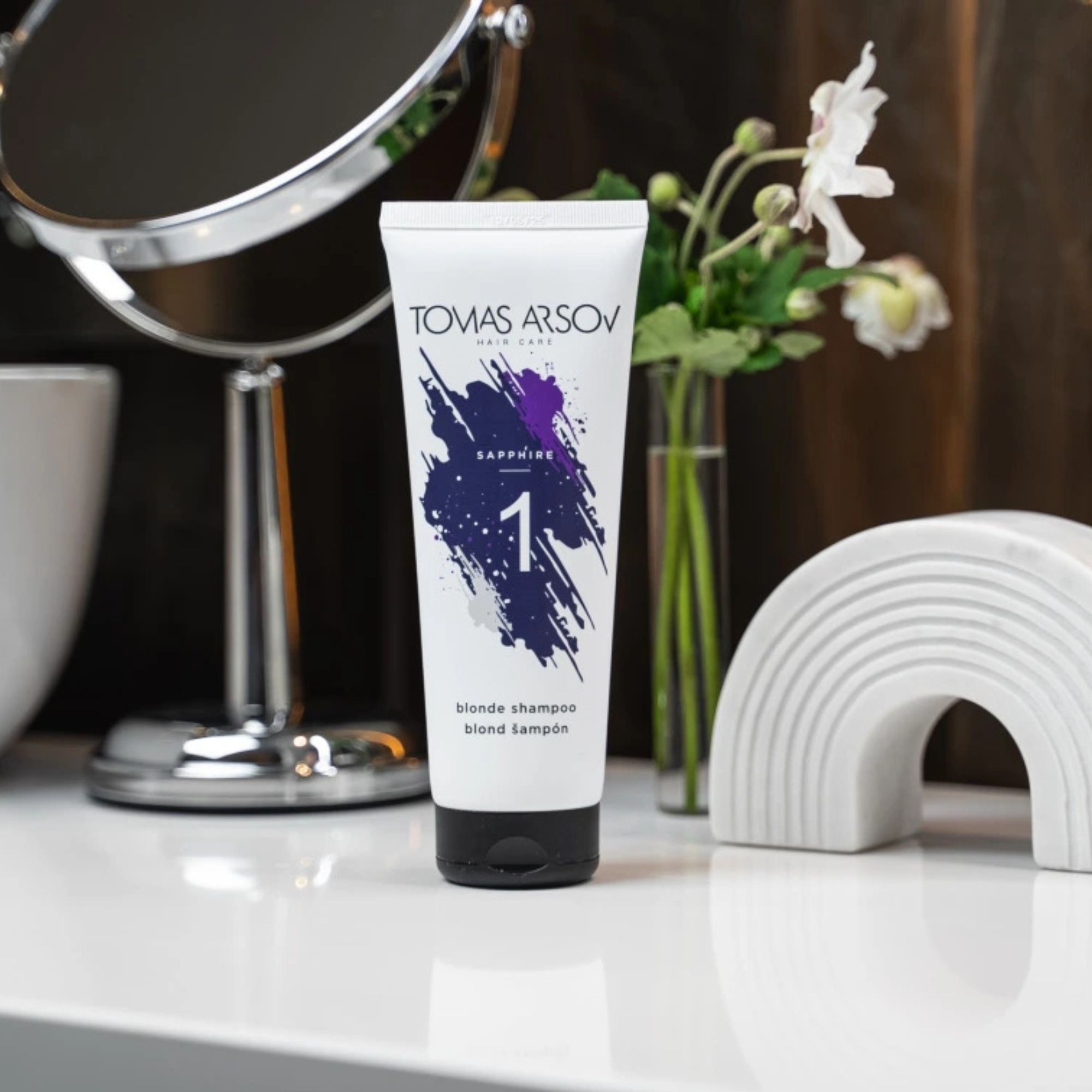 Tomas Arsov SAPPHIRE šampon pro blond vlasy 1000 ml