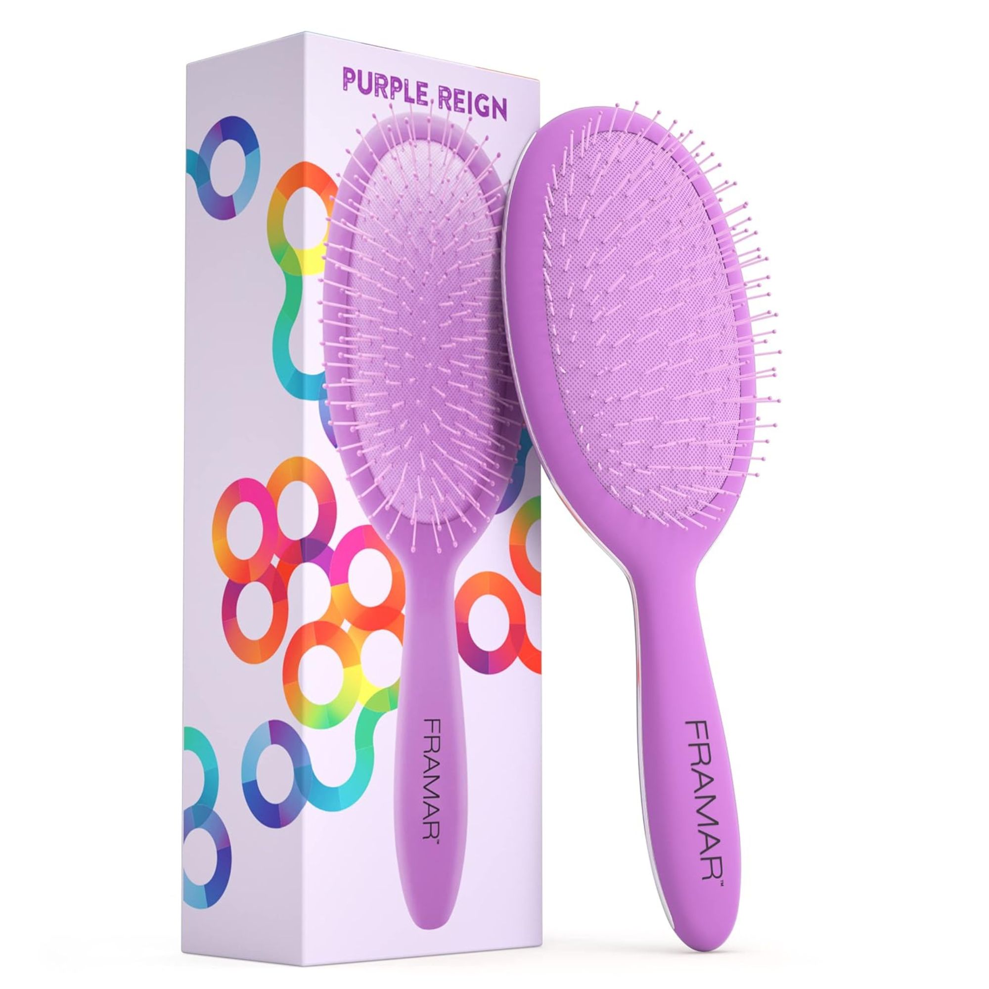 Framar Detangle Purple Reign kartáč na rozčesávání vlasů