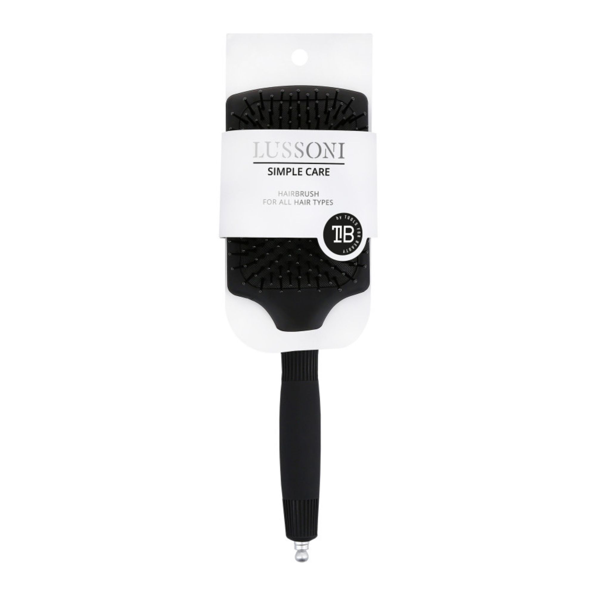 LUSSONI Simple Care plochý hranatý kartáč na vlasy
