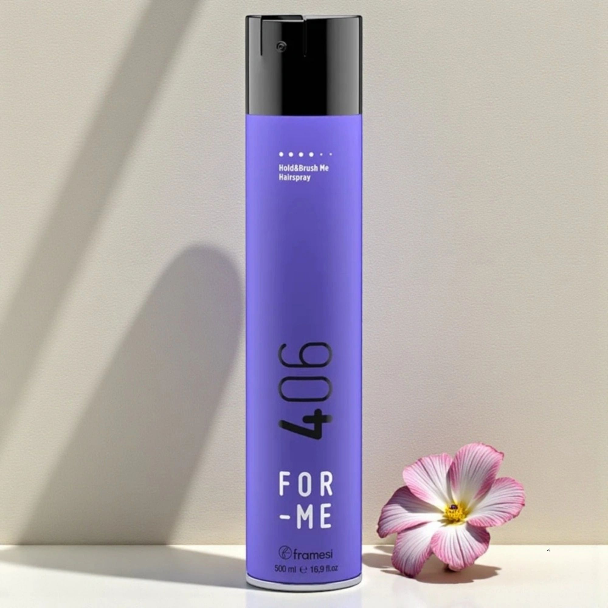 Framesi FOR-ME 406 Hold & Brush Me lak na vlasy se střední fixací 500 ml