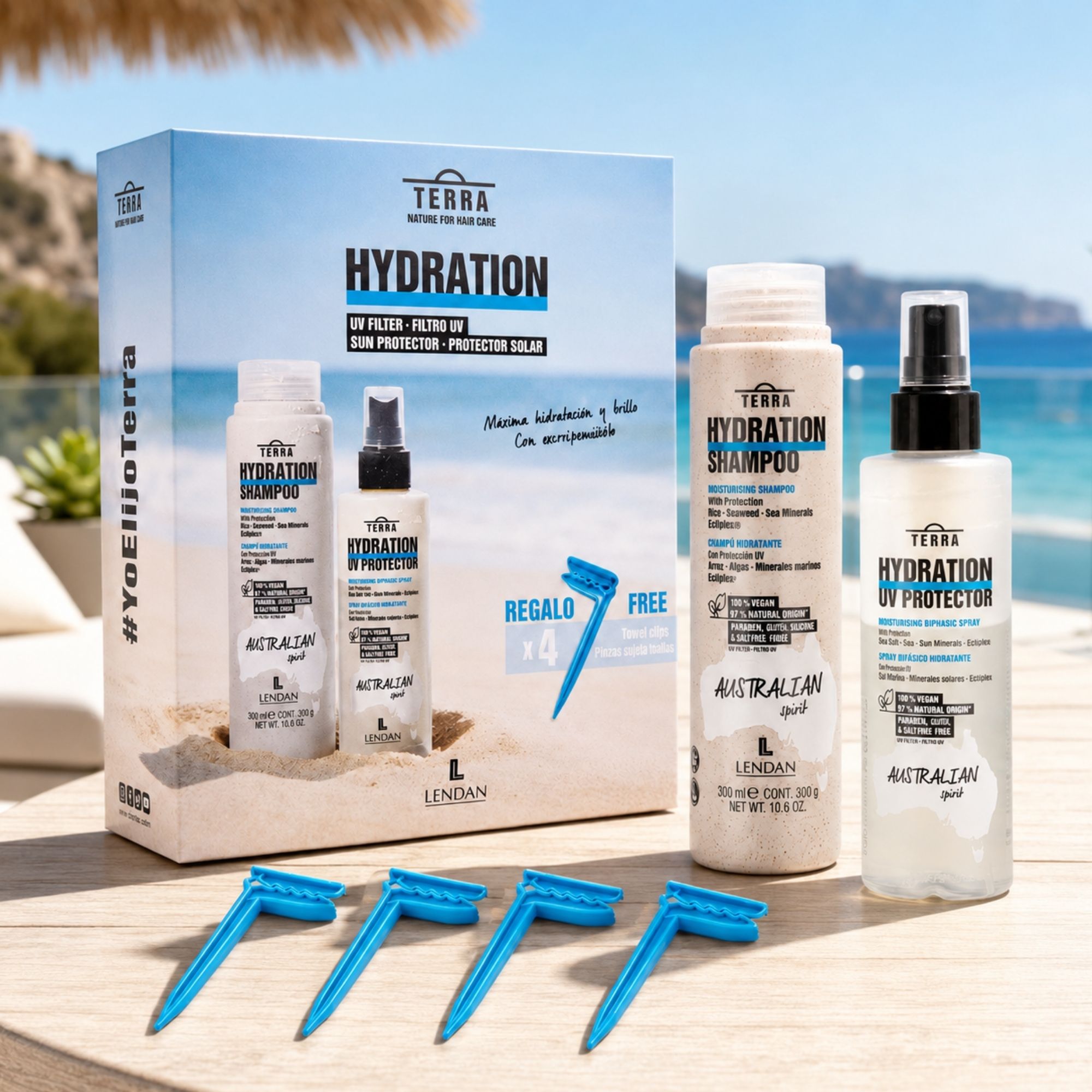 Lendan Terra Hydration kosmetická sada pro hydrataci vlasů
