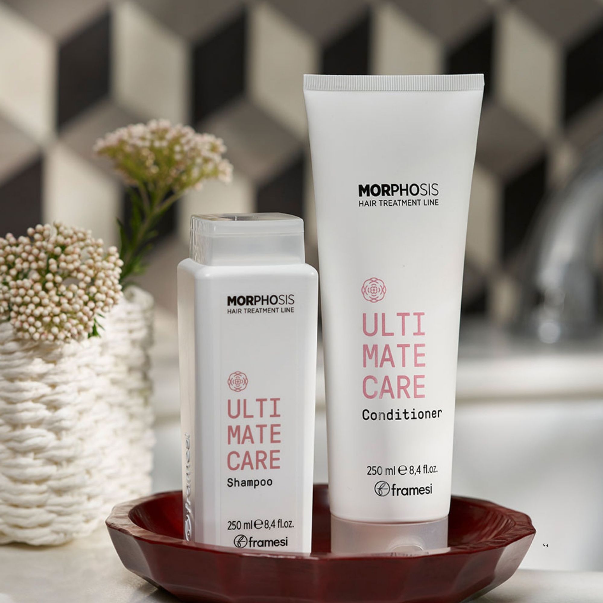 Framesi ULTIMATE CARE DUO kosmetická sada pro hladké vlasy