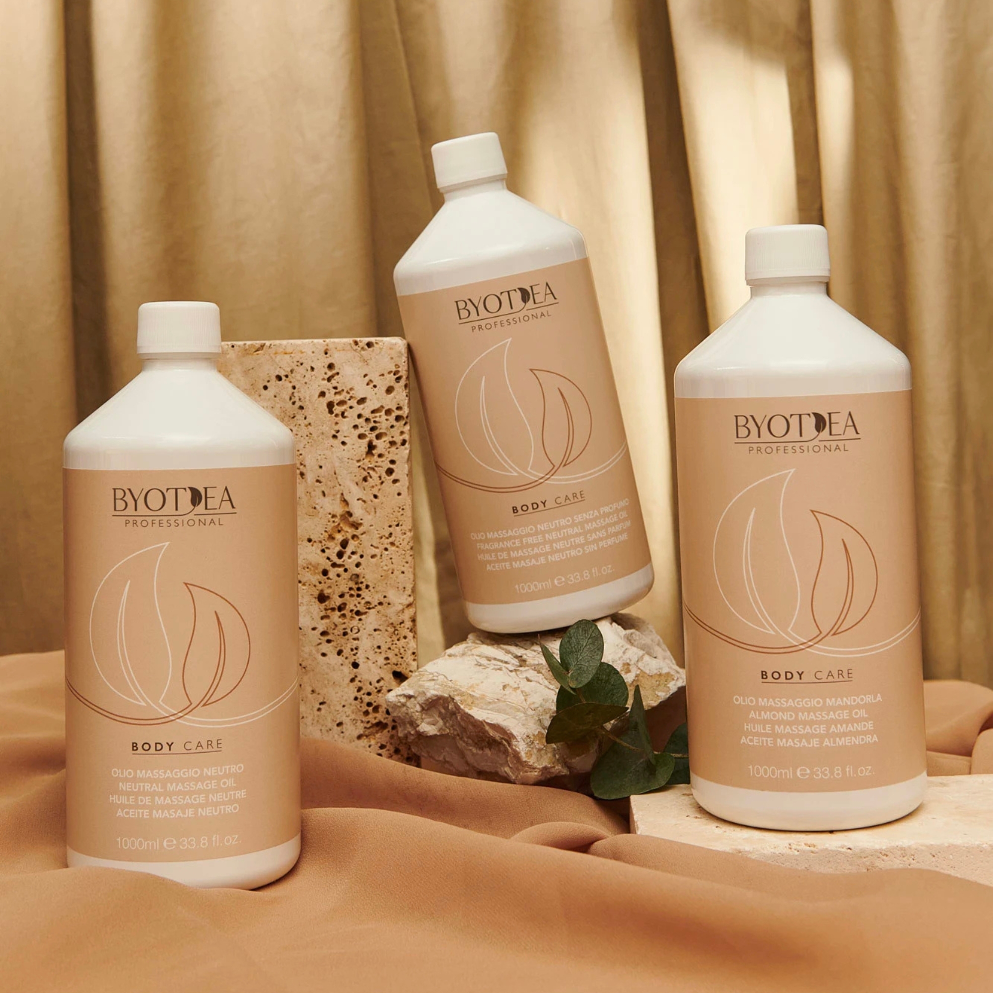 Byotea Body Professional Almond masážní olej mandlový 1000 ml