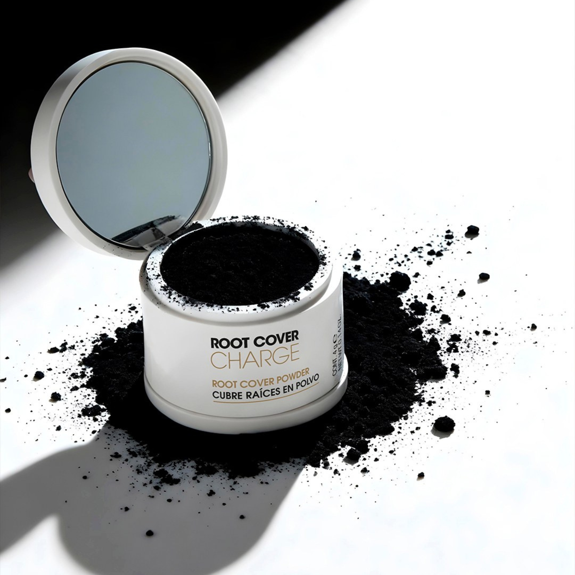 Lendan Root Cover pudr pro zakrytí odrostů a šedin černý 4 g