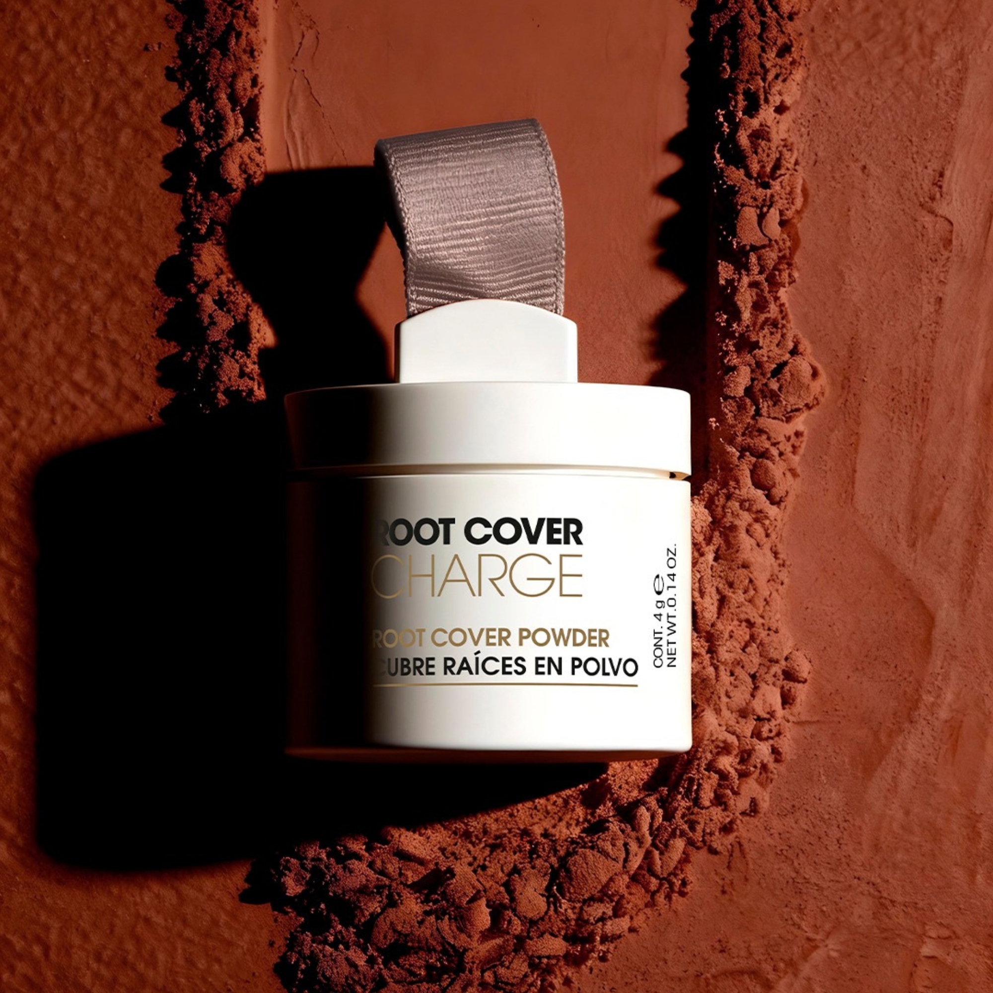 Lendan Root Cover pudr pro zakrytí odrostů a šedin červený 4 g