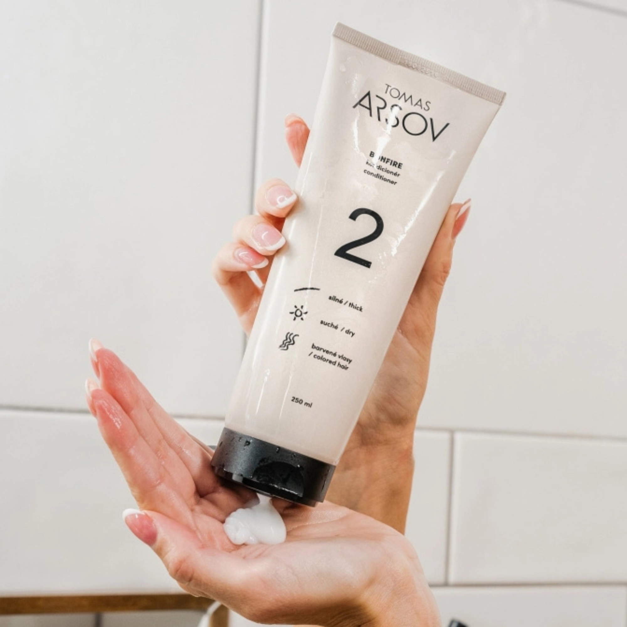 Tomas Arsov BONFIRE kondicionér pro poškozené vlasy 50 ml