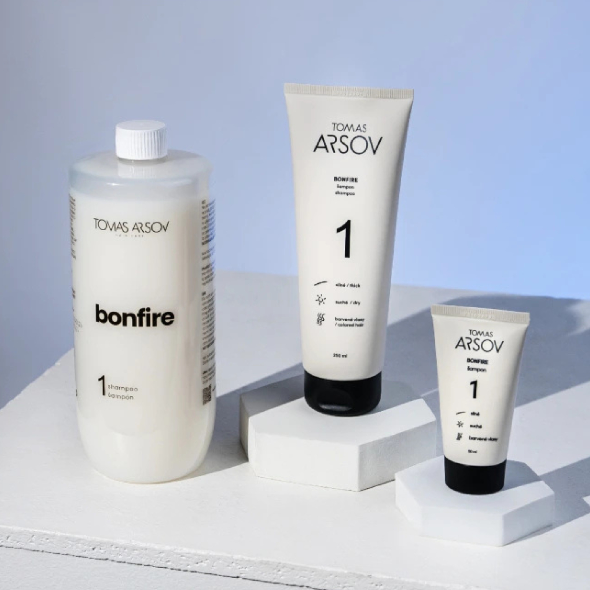 Tomas Arsov BONFIRE šampon pro poškozené vlasy 1000 ml