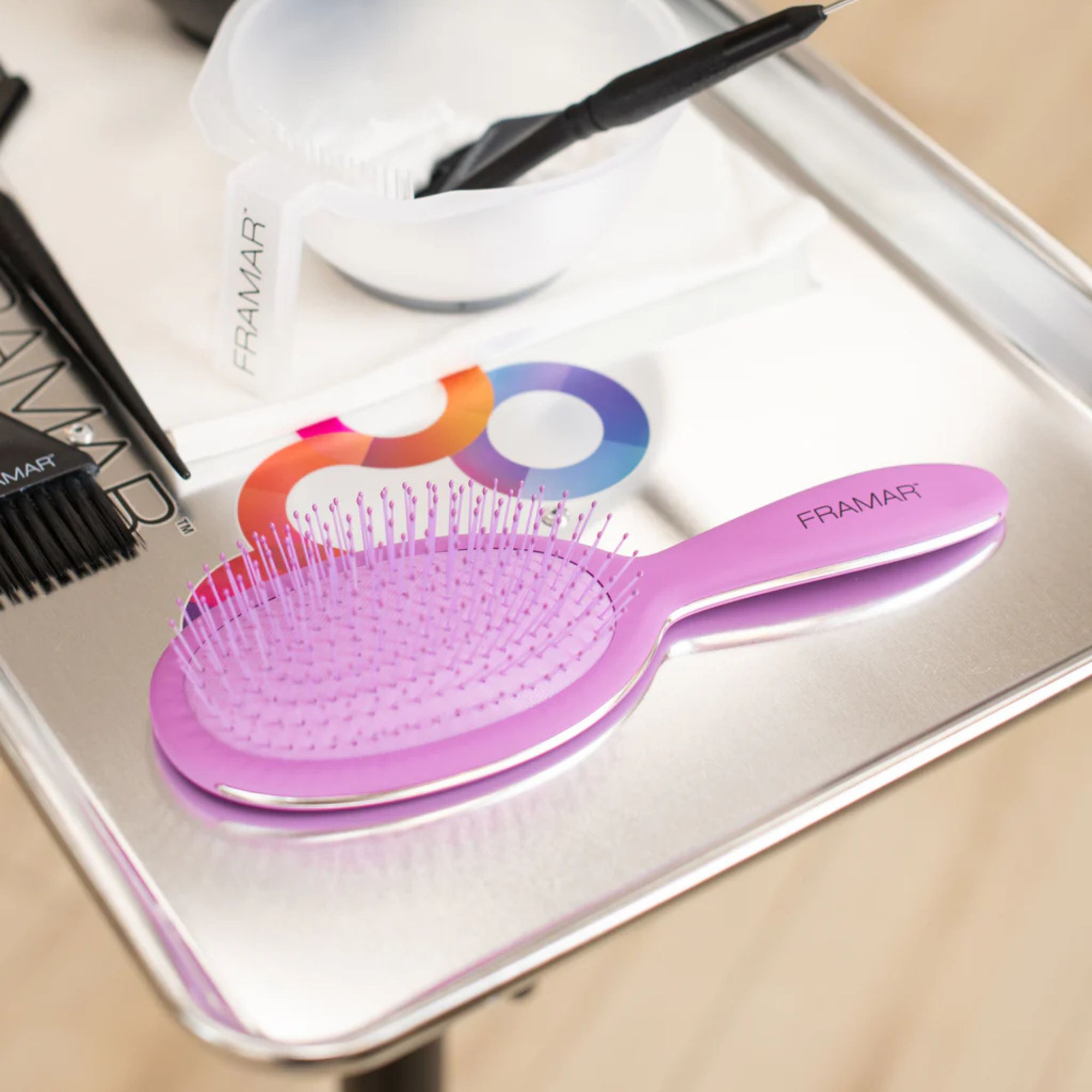 Framar Detangle Purple Reign kartáč na rozčesávání vlasů