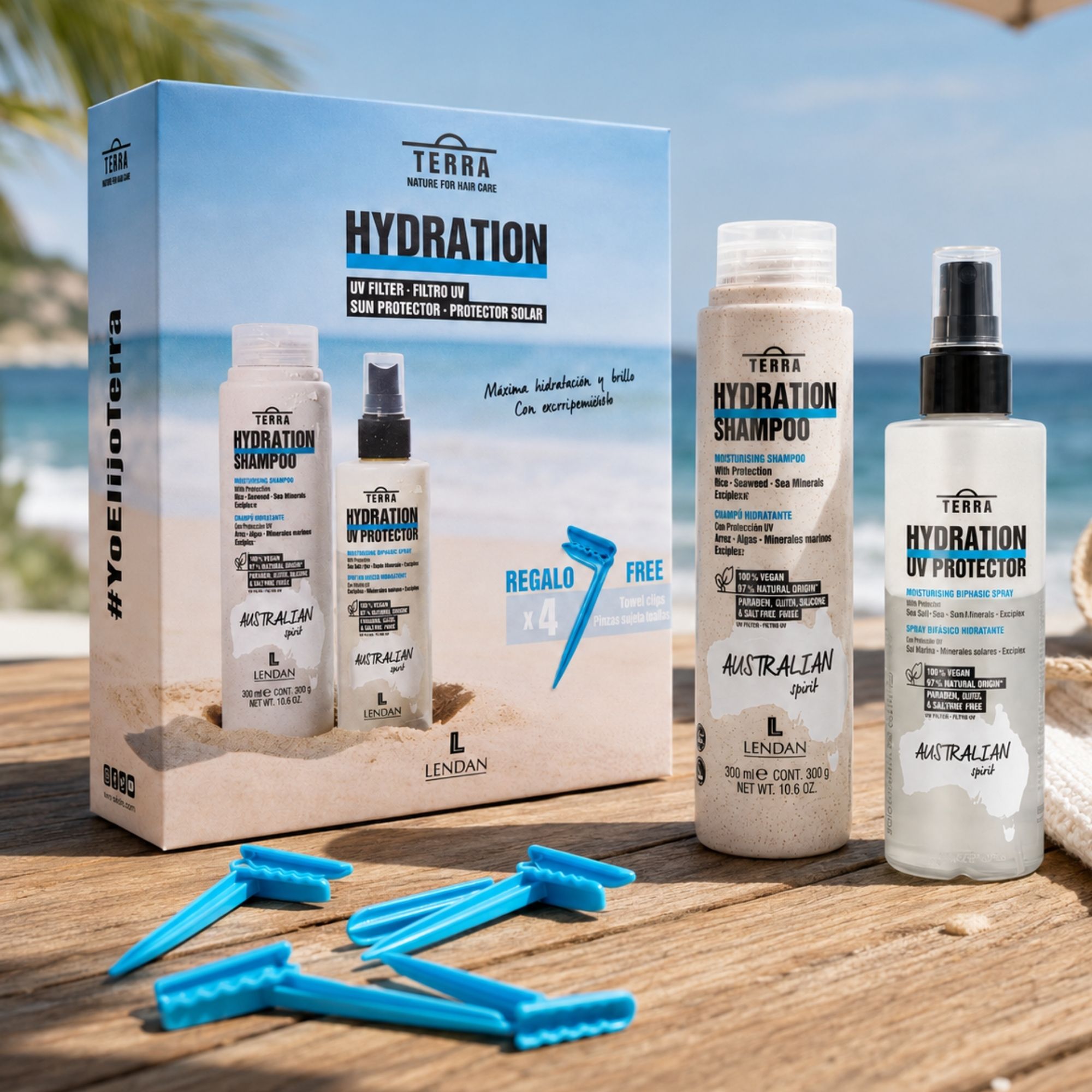 Lendan Terra Hydration kosmetická sada pro hydrataci vlasů