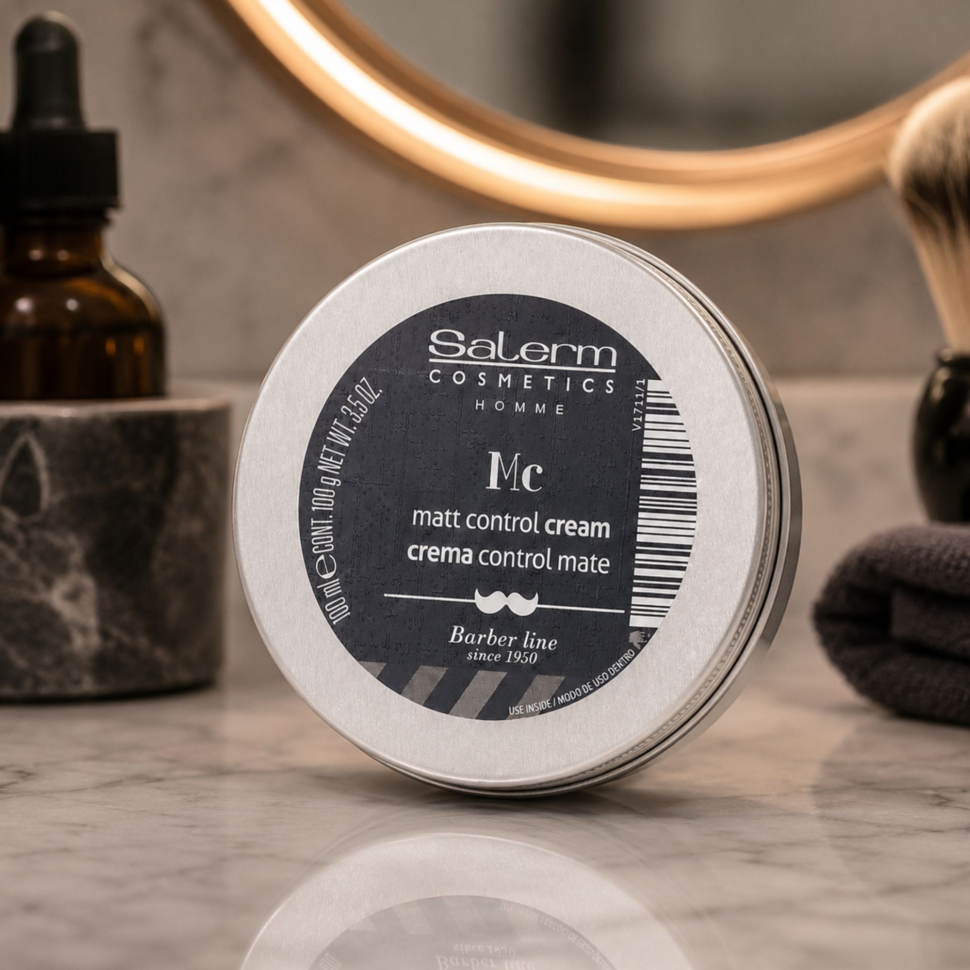 Salerm Homme Controle Creme matující krém na vlasy 100 ml