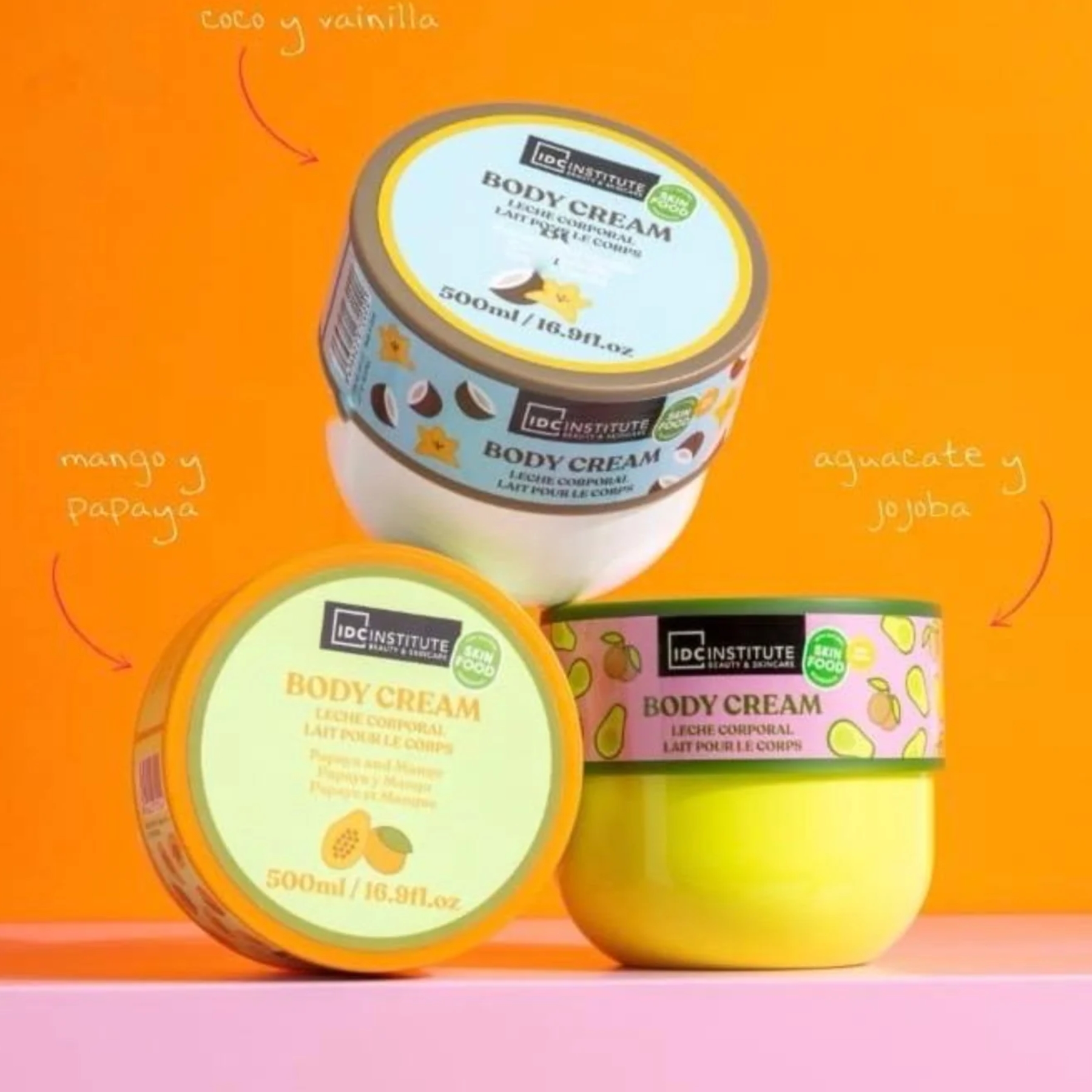 IDC Skin Food tělový krém Avocado & Jojoba 500 ml