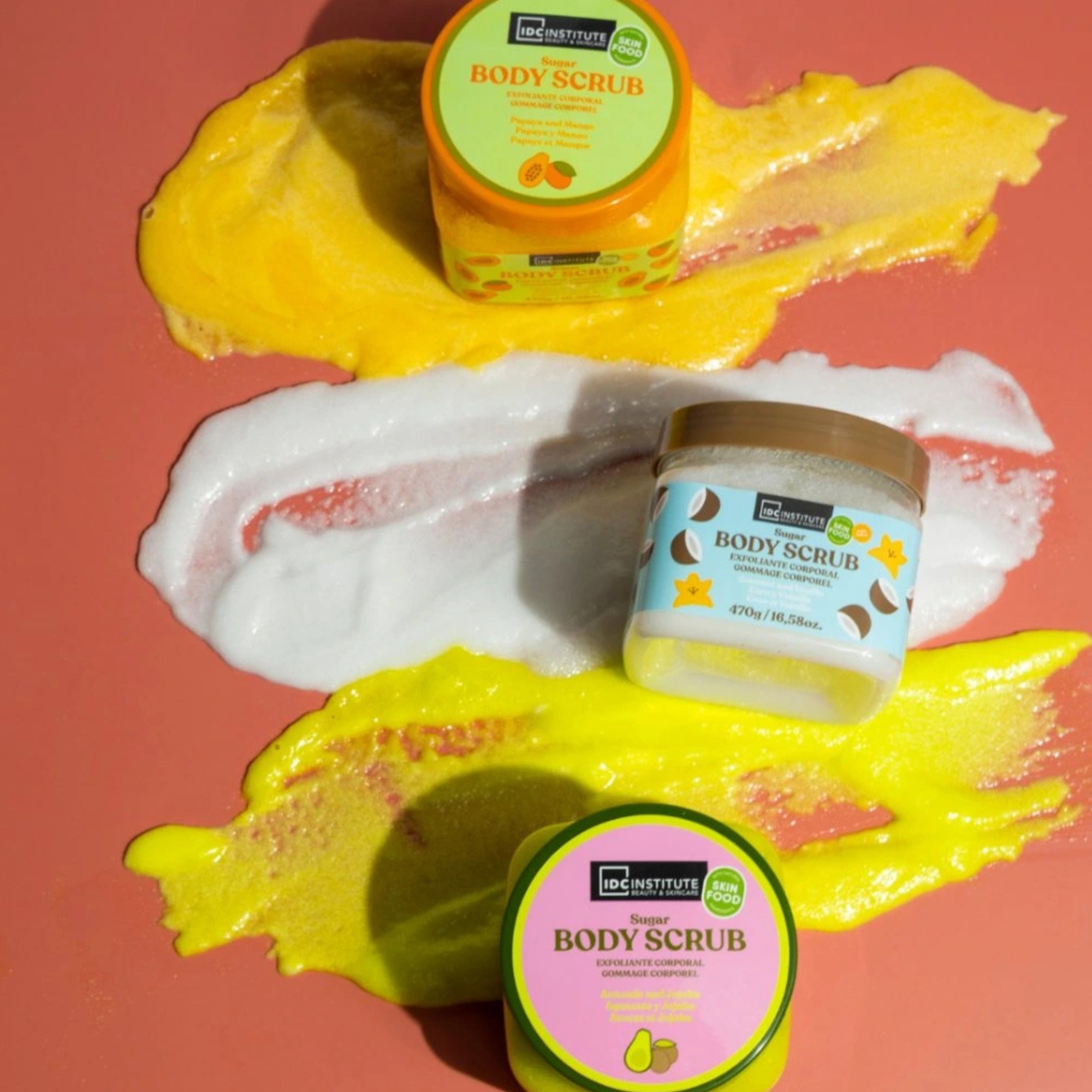 IDC Skin Food cukrový tělový scrub Mango & Papaya 470 g