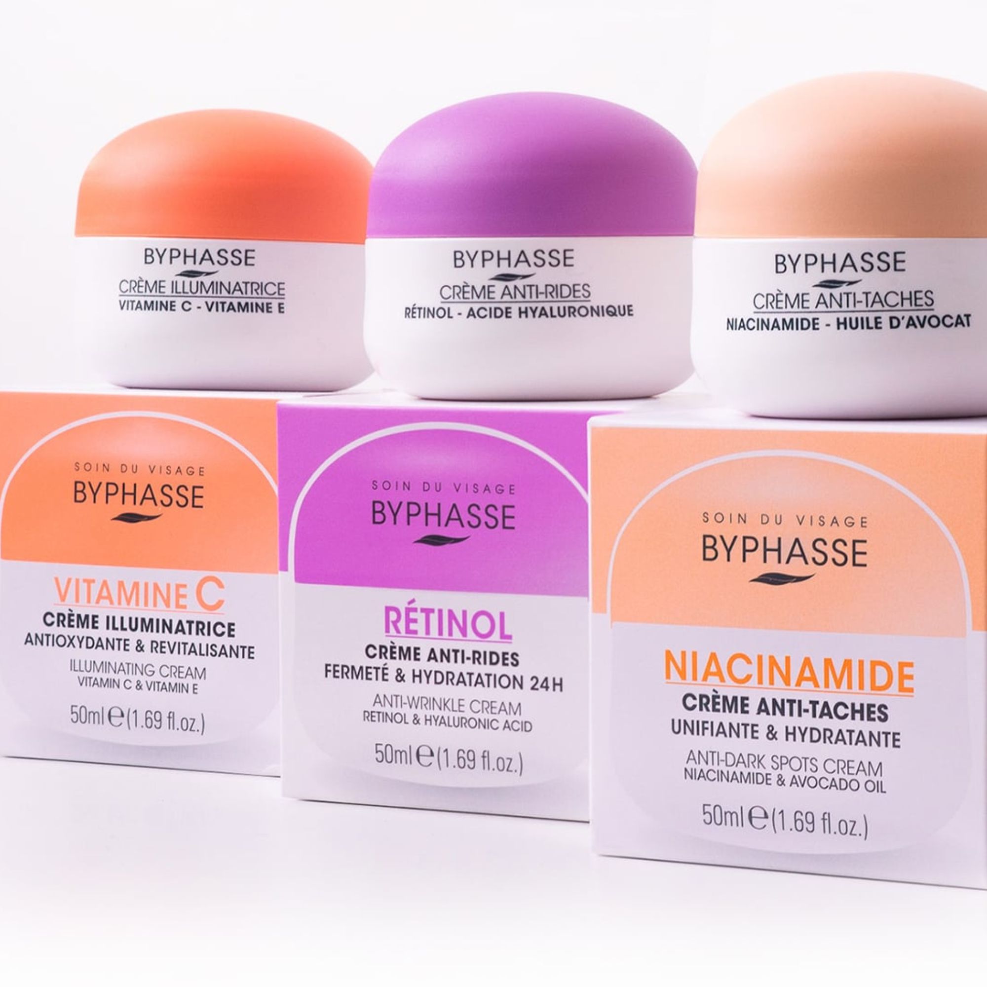 Byphasse Skin Booster Vitamin C rozjasňující denní a noční krém 50 ml