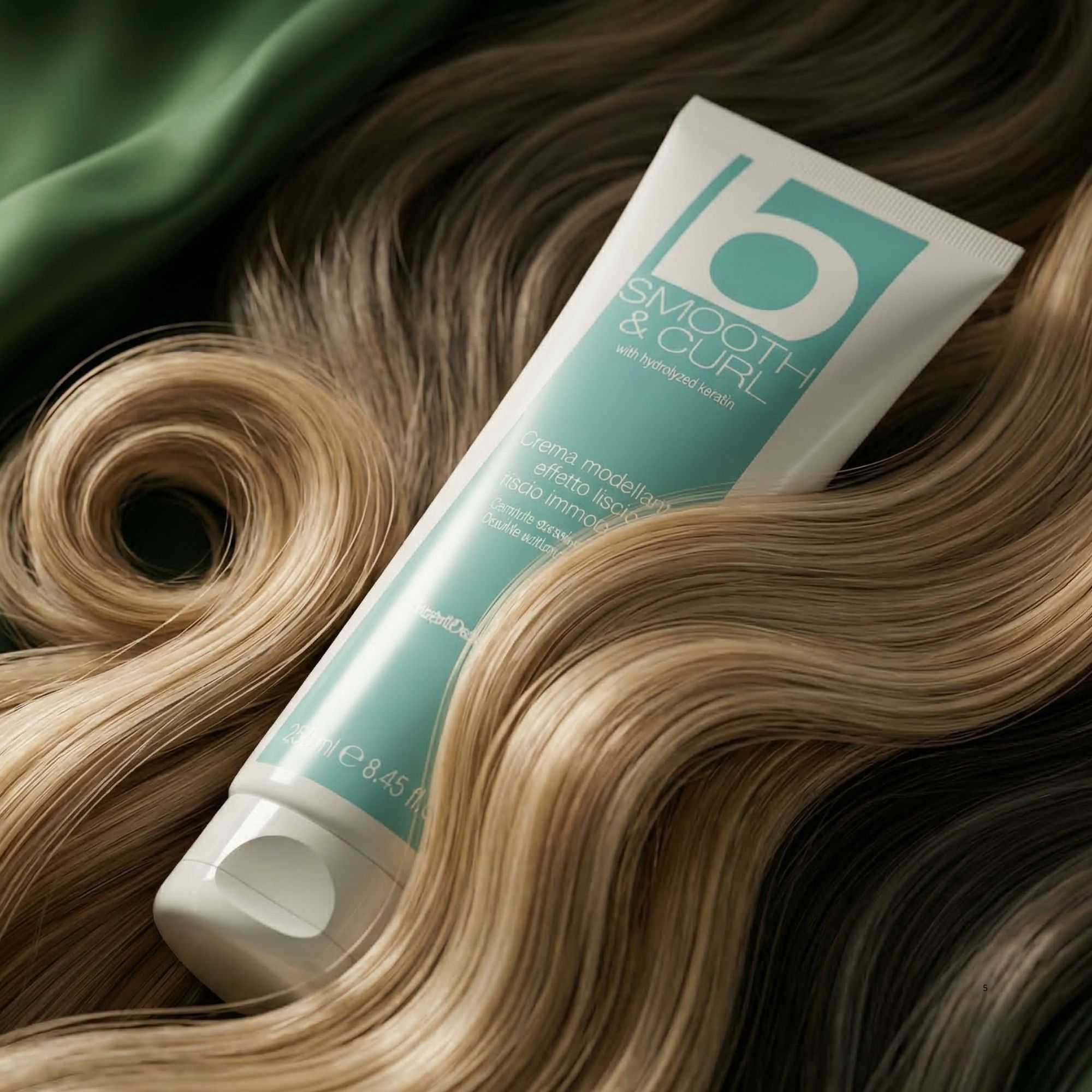 FinishBeauty Smooth&Curl modelační krém 2v1 loknovač/narovnávač vlasů 250 ml