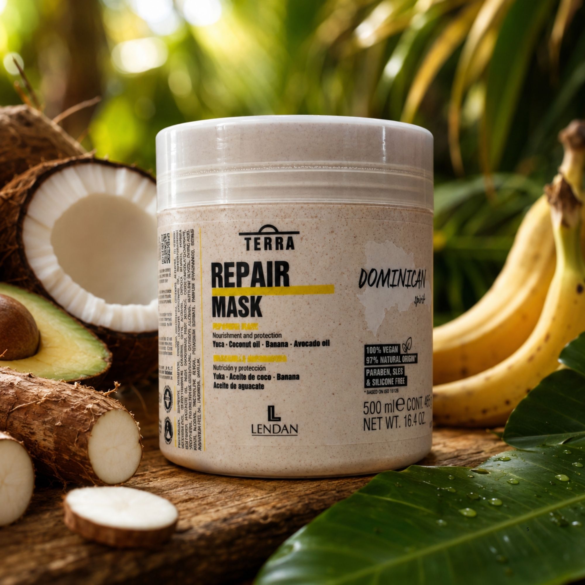 Lendan Terra Repair obnovující maska pro poškozené vlasy 500 ml
