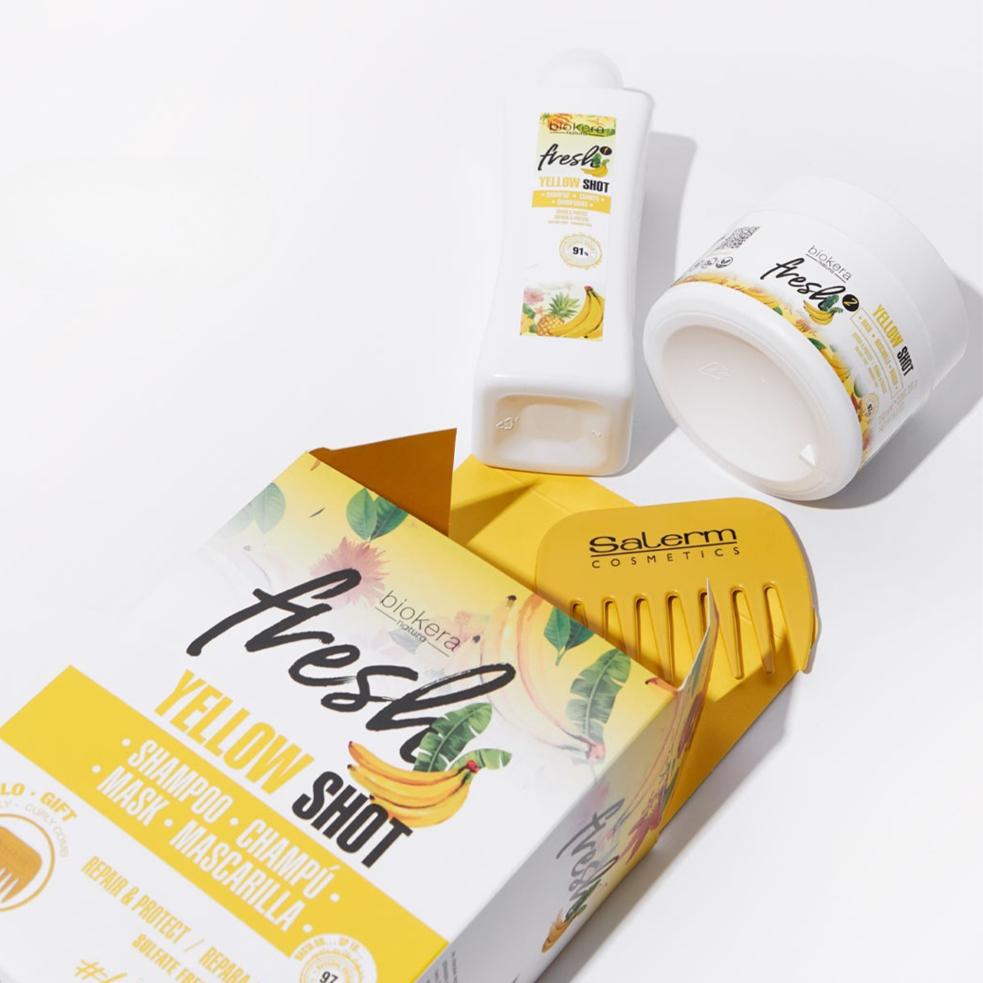 Salerm Yellow Shot kosmetická sada na vlasy