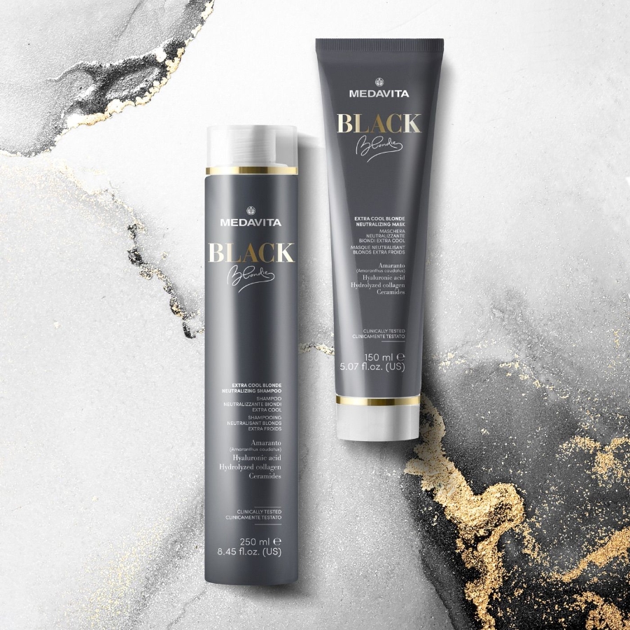 Medavita Blondie Black šampón pro extra studenou blond 750 ml