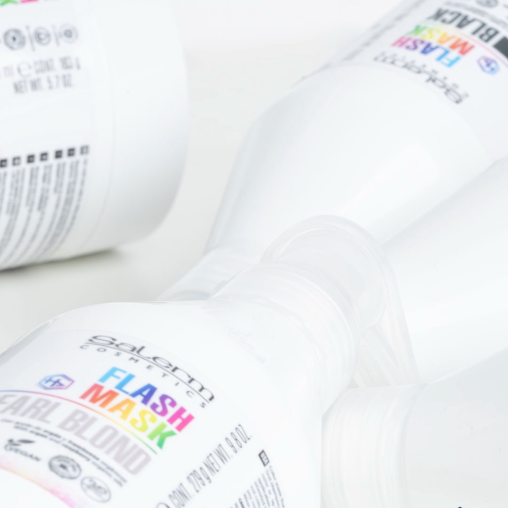 Salerm HD Colors Flash Mask barvicí maska černá 60 ml