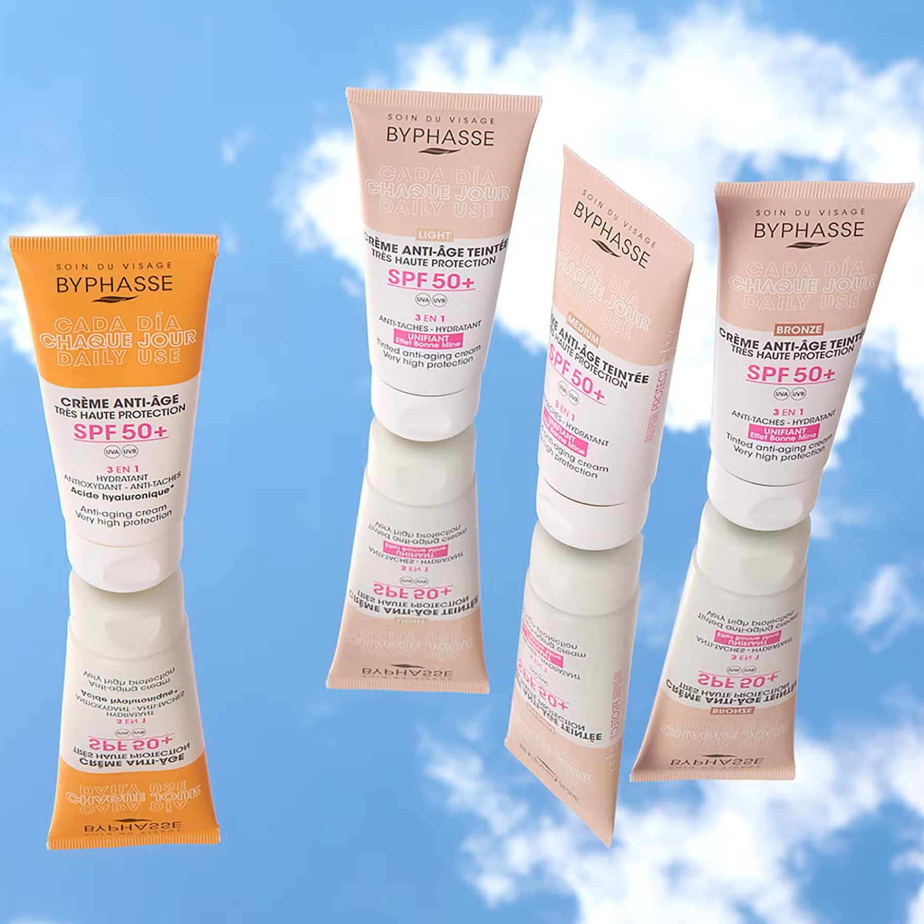 Byphasse anti-aging pleťový krém (SPF 50) 50 ml