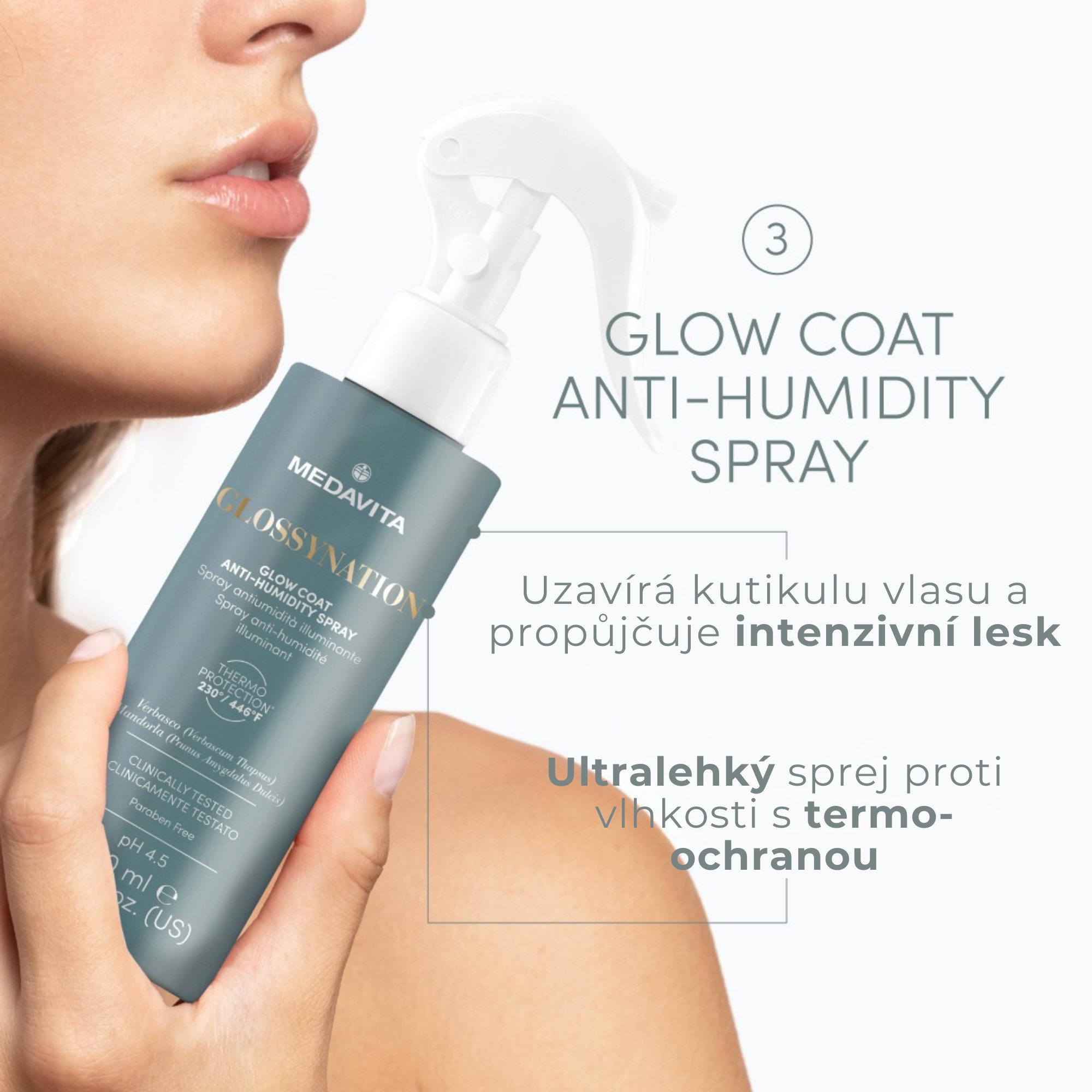 Medavita Glossynation dárková sada pro laminaci vlasů a zrcadlový lesk