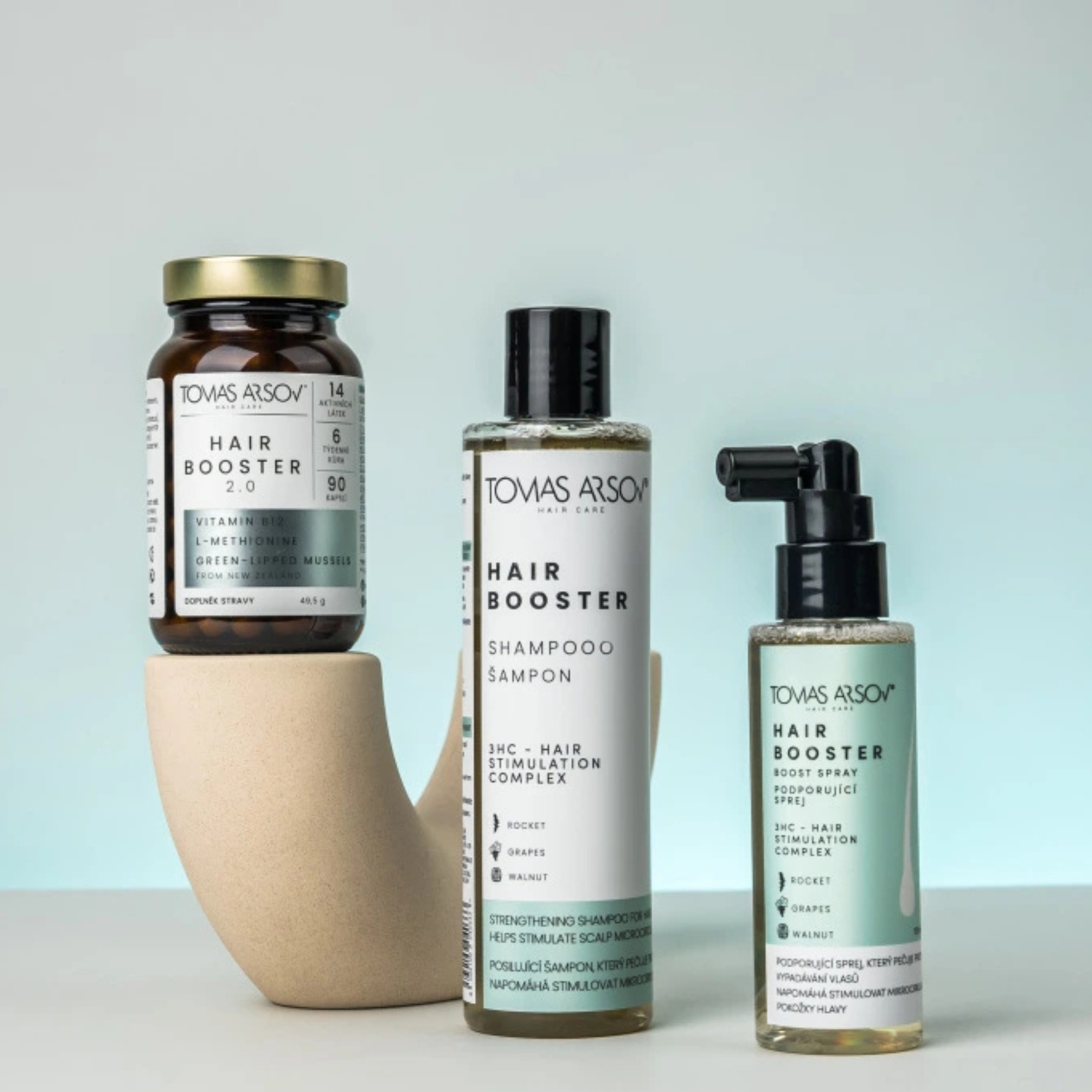 Tomas Arsov HAIR BOOSTER šampon proti vypadávání vlasů 250 ml