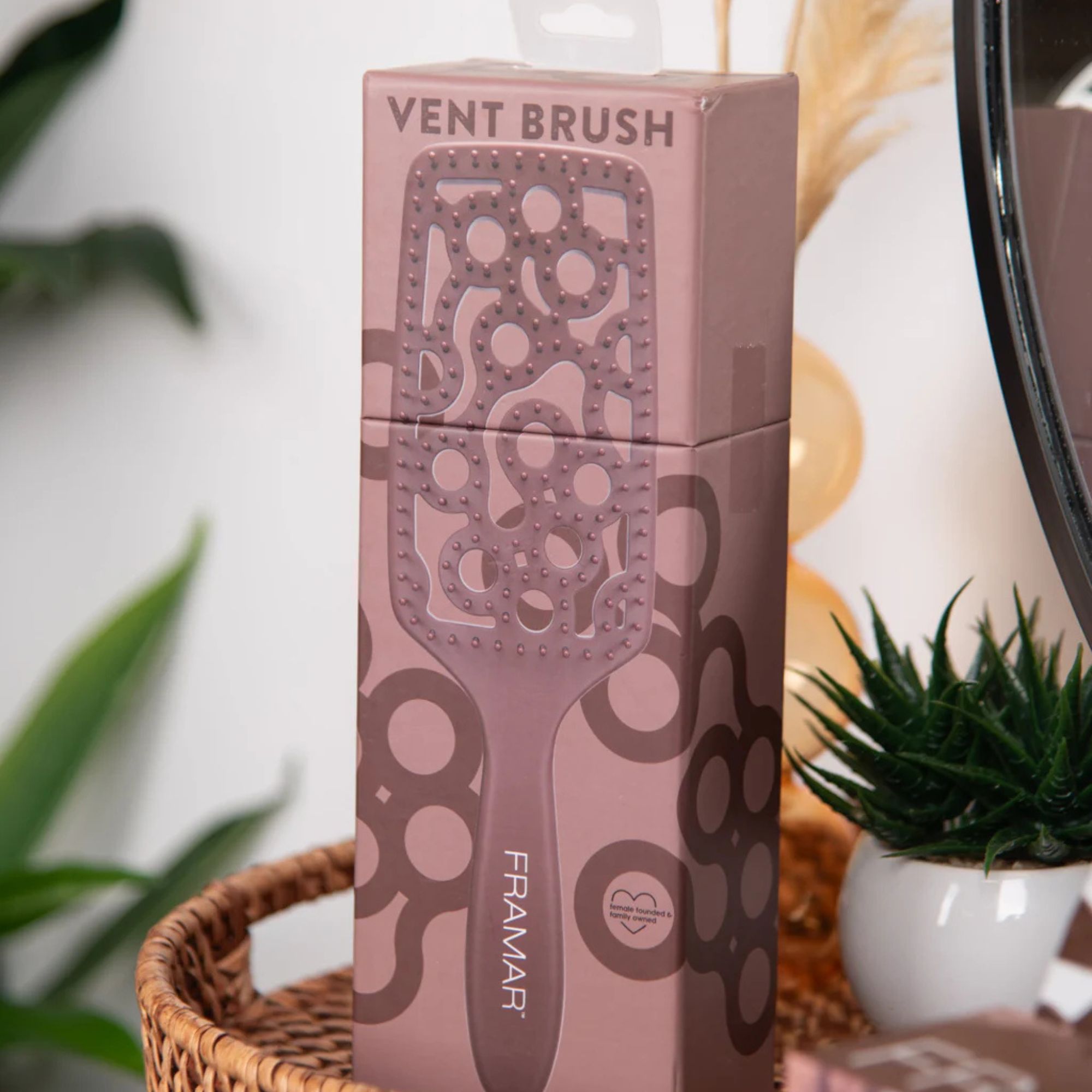 Framar Vent Brush Chocolate kartáč na vlasy