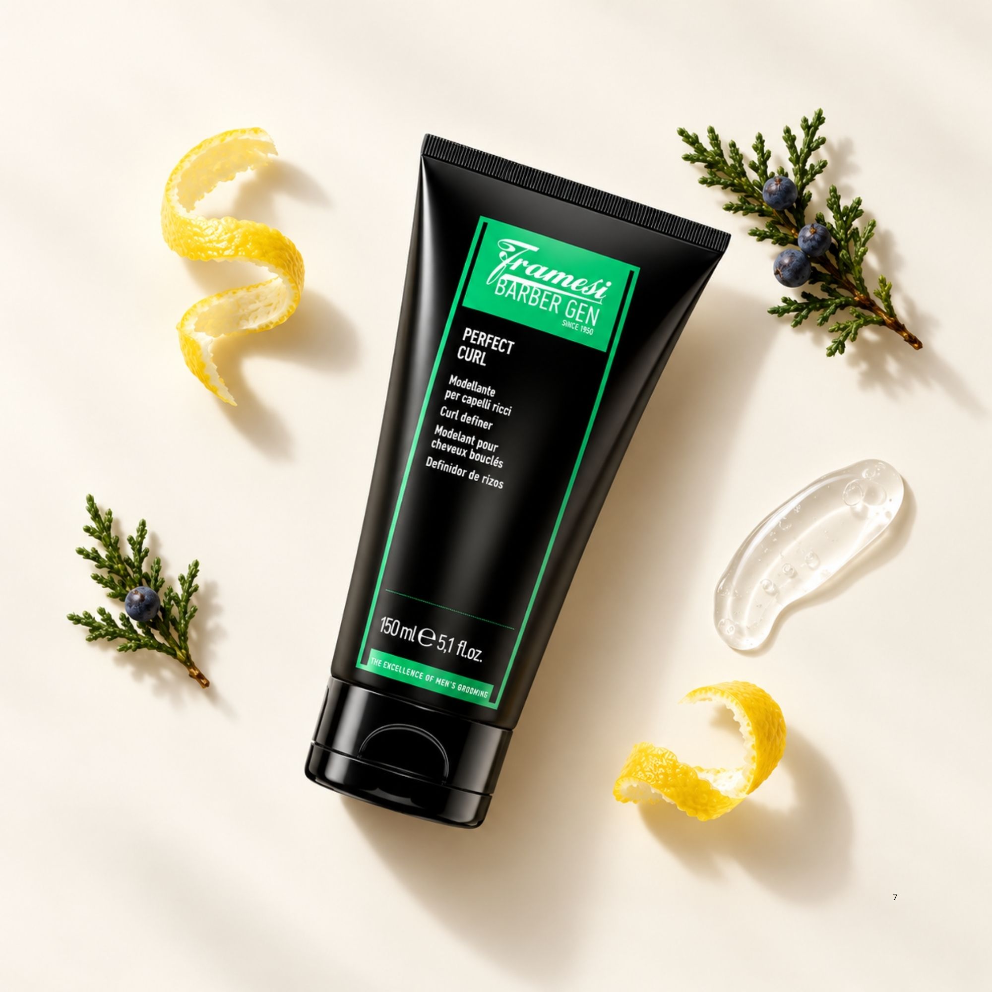 Framesi Barber GEN Perfect Curl stylingový krém pro vlnité vlasy 150 ml