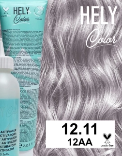 Hely Color permanentní barva na vlasy - speciální blond popelavá intenzivní (12.11/12AA) 60 ml