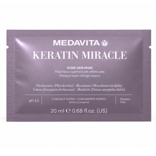 VZOREK Medavita Keratin Miracle vyhlazující maska na vlasy 20 ml