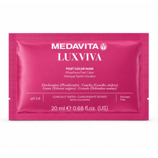 VZOREK Medavita Luxviva Post Color kyselá maska na barvené vlasy 20 ml