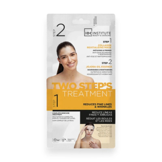 IDC 2in1 Collagen Anti-aging pleťová maska pro omlazení 35+5 g
