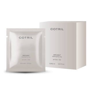 Cotril SOS Scalp detoxikační jíl na vlasovou pokožku 12 x 50 ml