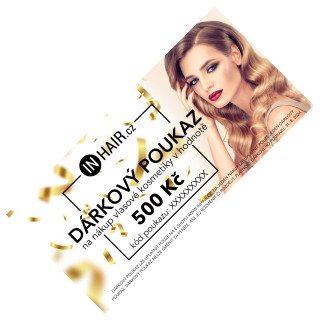 Dárkový elektronický poukaz INHAIR.cz v hodnotě 500 Kč