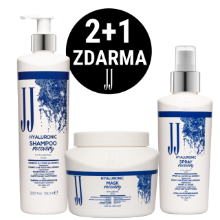 2+1 Zdarma! JJ Hyaluronic kosmetická sada pro revitalizaci vlasů