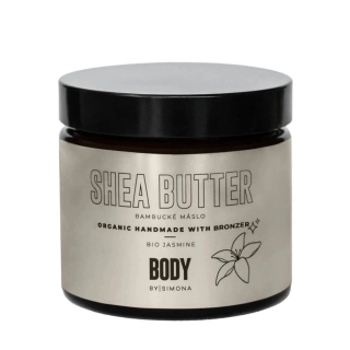 Body by Simona Bio Jasmine bambucké máslo pro oslnivý lesk 250 ml