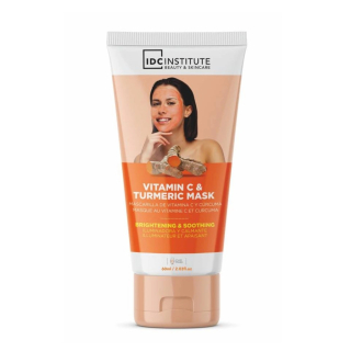 IDC Institute Vitamin C & Turmeric Mask jílová pleťová maska s kurkumou a vitamínem C 60 ml