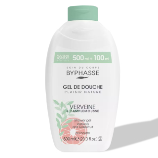 Byphasse sprchový gel verbena a grapefruit 600 ml