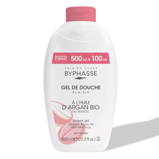 Byphasse sprchový gel s bio arganovým olejem 600 ml