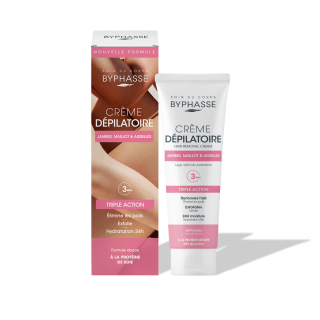 Byphasse Silk Protein depilační krém s hedvábnými proteiny 125 ml