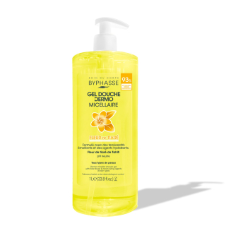 Byphasse micelární sprchový gel s květy tiaré 1000 ml