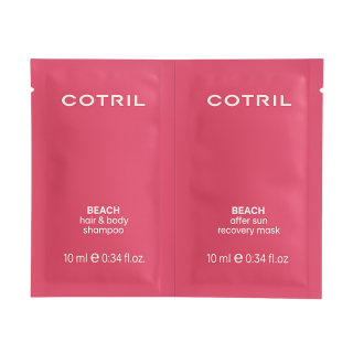 VZOREK Cotril Beach šampon a maska pro letní péči o vlasy 2 x 10 ml