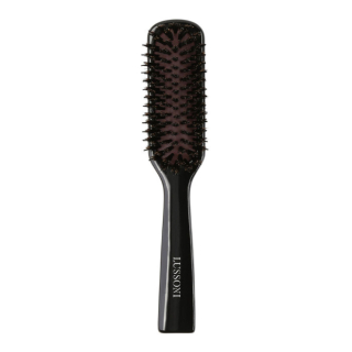 LUSSONI Natural Style plochý úzký kartáč s kančími štetinami