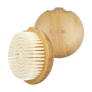 LUSSONI Vegan Body Brush bambusový masážní kartáč na tělo