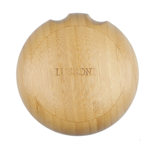 LUSSONI Natural Body Brush bambusový masážní kartáč s kančími štětinami