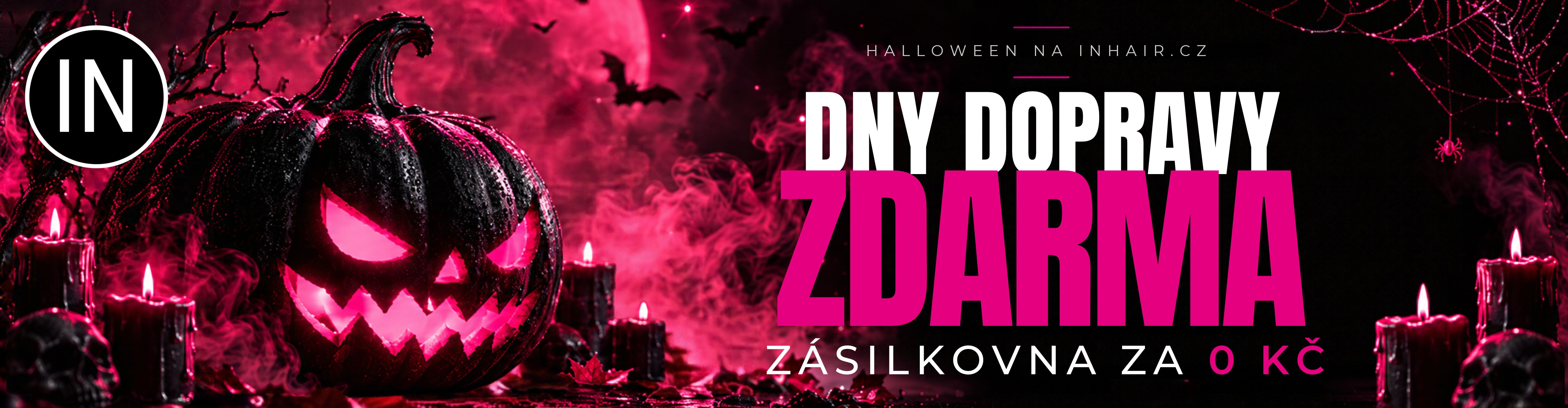 DNY DOPRAVY ZDARMA na INHAIR.cz